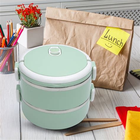 Portable Stainless Steel Lunch Box Thermal Insulated Noddles 